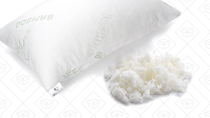 Shredded Memory Foam Pillow, $30 with code PQWCJIEX
